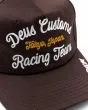Gorra Deus Ex Machina Iota Trucker Marrón Choc Plum para hombre bordado frontal