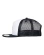 Gorra plana de ajuste posterior y malla Element Timber Garden blanca para hombre lateral