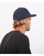 Hombre con Gorra Hurley H2O Dri-Fit One and Only Azul Marino posterior