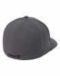 Gorra de ajuste elástico Hurley H2O Dri-Fit One and Only Gris Oscuro para hombre posterior