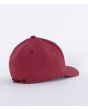 Gorra de ajuste elástico resistente al agua Hurley Phantom Resist roja para hombre posterior