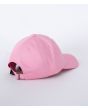 Gorra Hurley Lazy Waves rosa para mujer posterior