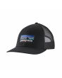 Gorra Trucker Patagonia P-6 Logo LoPro negra Unisex