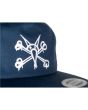 Gorra Powell Peralta Vato Rat Snapback azul marino para hombre bordado