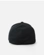 Gorra Rip Curl Tepan Flexfit azul y negra para niño posterior