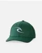 Gorra Rip Curl Tepan Flexfit verde para niño