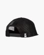 Gorra de malla Salty Crew Gone Fishing Foamy Trucker negra para niño posterior