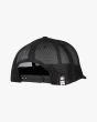 Gorra Salty Crew Legends Retro Trucker Negra para hombre posterior
