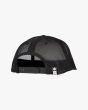 Gorra Salty Crew Sheepy Foamy Trucker Negra para hombre posterior