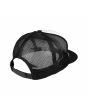 Gorra de malla Santa Cruz Classic Dot Mesh blanca y negra para hombre posterior