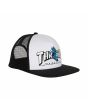 Gorra Trucker Santa Cruz x Thrasher Screaming Logo Blanca y Negra para hombre derecha