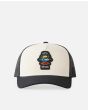 Gorra Trucker Rip Curl Boy Search Icon Negro-Blanco