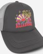 Gorra Trucker Billabong Across Waves Black Pebble para mujer estampado