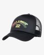 Gorra Trucker Billabong Podium Rasta para hombre izquierda