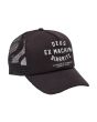 Gorra de estilo camionero Deus Ex machina Biarritz Address Trucker negra para hombre 