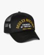 Gorra Trucker Deus Ex Machina Fortuity negra para hombre