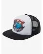 Gorra de estilo camionero Quiksilver Trucker Hard Shred Blanca para niño 
