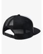 Gorra de malla Quiksilver Trucker Hard Shred blanca para niños de 2 a 7 años posterior
