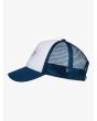 Gorra Trucker Roxy Reggae Town azul marino para niñas de 8 a 16 años lateral