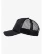 Roxy gorra trucker Truckin negra antracita para mujer lateral