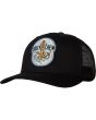 Gorra de malla Salty Crew Colossal Retro Trucker negra para hombre 