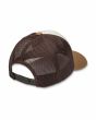 Gorra de malla Volcom Trucker Volcom Full Stone Cheese Pale Khaki para hombre con cierre ajustable posterior