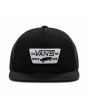 Gorra Vans Full Patch Snapback Negra para niño 8-14 años