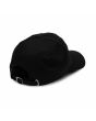 Gorra de algodón Volcom Circle Stone Dad Negra para mujer posterior