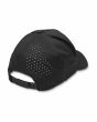 Gorra Volcom Stone Vented Adj Negra con perforaciones, tejido que repele el agua y cierre ajustable