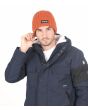 Hombre con Beanie de punto Hurley Squaw en color rojo 