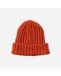 Beanie de punto Hurley Squaw en color rojo Unisex posterior