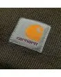 Gorro Carhartt WIP Acrylic Watch verde oliva logo