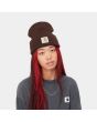 Mujer con Gorro Carhartt WIP Short Watch Hat Ale marrón Unisex