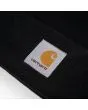 Gorro Carhartt WIP Short Watch Hat negro Unisex etiqueta logo