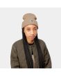 Mujer con Gorro Carhartt WIP Short Watch Hat Dusty H Brown beige Unisex
