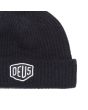 Gorro Deus Ex Machina Shield Beanie Azul Marino para hombre parche