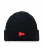 Gorro de lana mezclada Florence Marine X Burgee Wool Negro para hombre