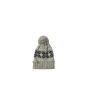 Gorro de punto con pompón Mission Snow Star Beanie Gris Unisex