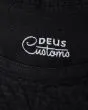 Gorro de pescador Deus Ex Machina Parker Bucket Negro para hombre bordado