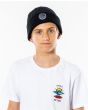 Modelo gorro Rip Curl Icon Reg negro para chico
