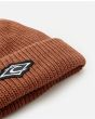 Gorro Rip Curl Icon Reg marrón para hombre logo