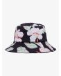 Gorro de pescador Roxy Jasmine Paradise reversible estampado floral posterior