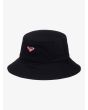 Gorro de pescador Roxy Jasmine Paradise reversible negro antracita