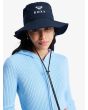 Mujer con gorro de pescador Roxy Sun Addiction negro antracita