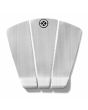 Grip para tablas de surf Dreded Micro Texture Tail Pad 3PC en color blanco 