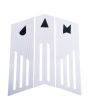 Grip para tablas de Surf Jam Traction Front Pad 3 piezas en color blanco
