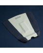 Grip para tabla de surf Deflow Adrien Toyon Tail Pad 3 piezas Beige y Azul lateral