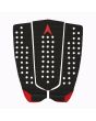 Grip para tabla de surf Astrodeck Flat and Fast No Arch Negro - Tail Pad 3 piezas