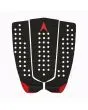 Grip para tabla de surf Astrodeck Flat and Fast No Arch Negro - Tail Pad 3 piezas