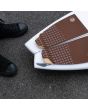 Grip para tabla de surf Deflow Traction Pad 2 piezas marrón surfboard